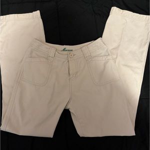 cream colored low rise y2k flare pants